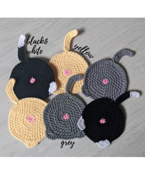 Cat Butt Coasters