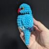 Blue Ring-necked Parakeet
